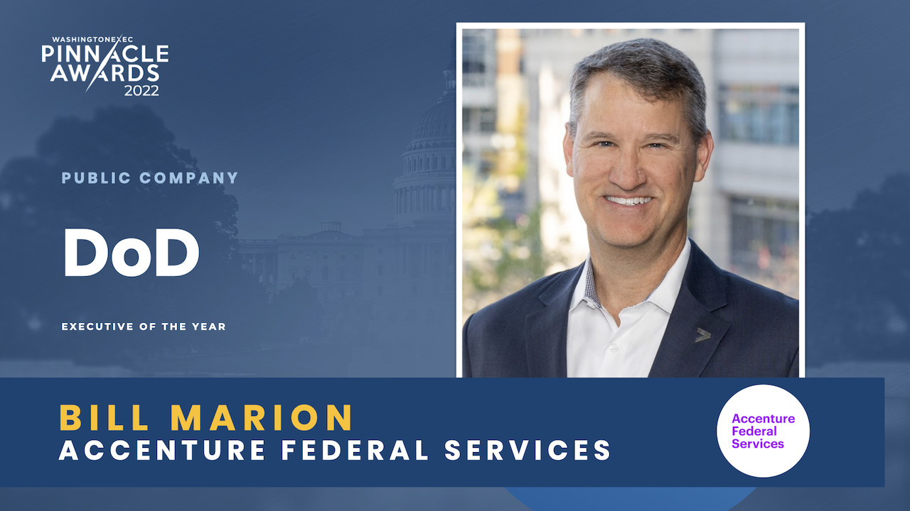 Public Company DoD Executive of the Year - Bill Marion, Accenture Federal Services