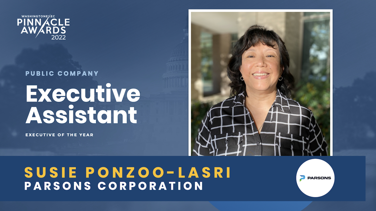 Public Company Executive Assistant Executive of the Year - Susie Ponzoo-Lasri, Parsons Corporation